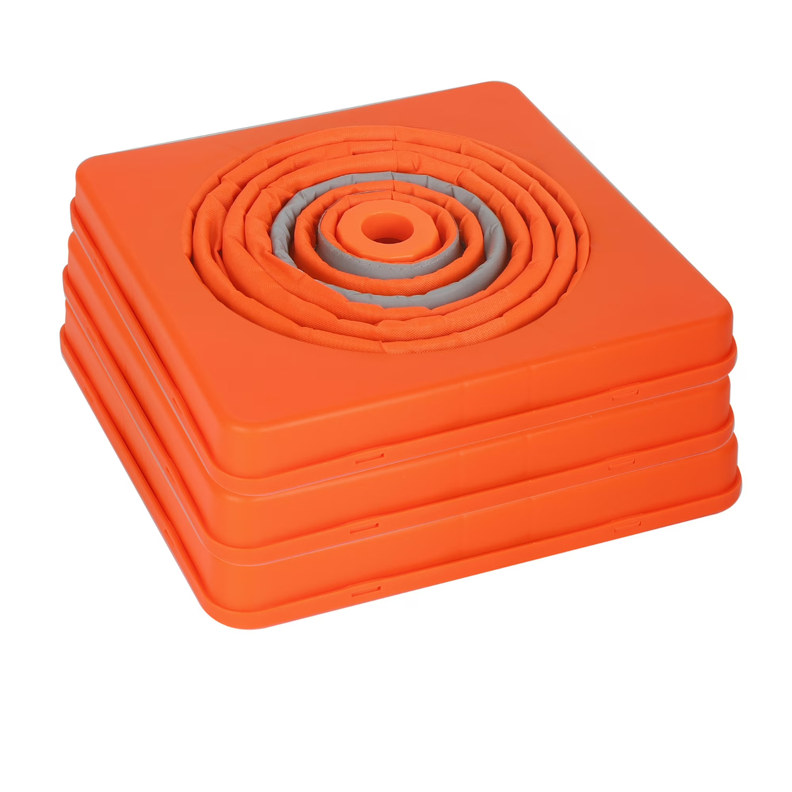 Collapsible Reflective Emergency Safety Cone, Traffic Cone, 3 Pack, Plastic