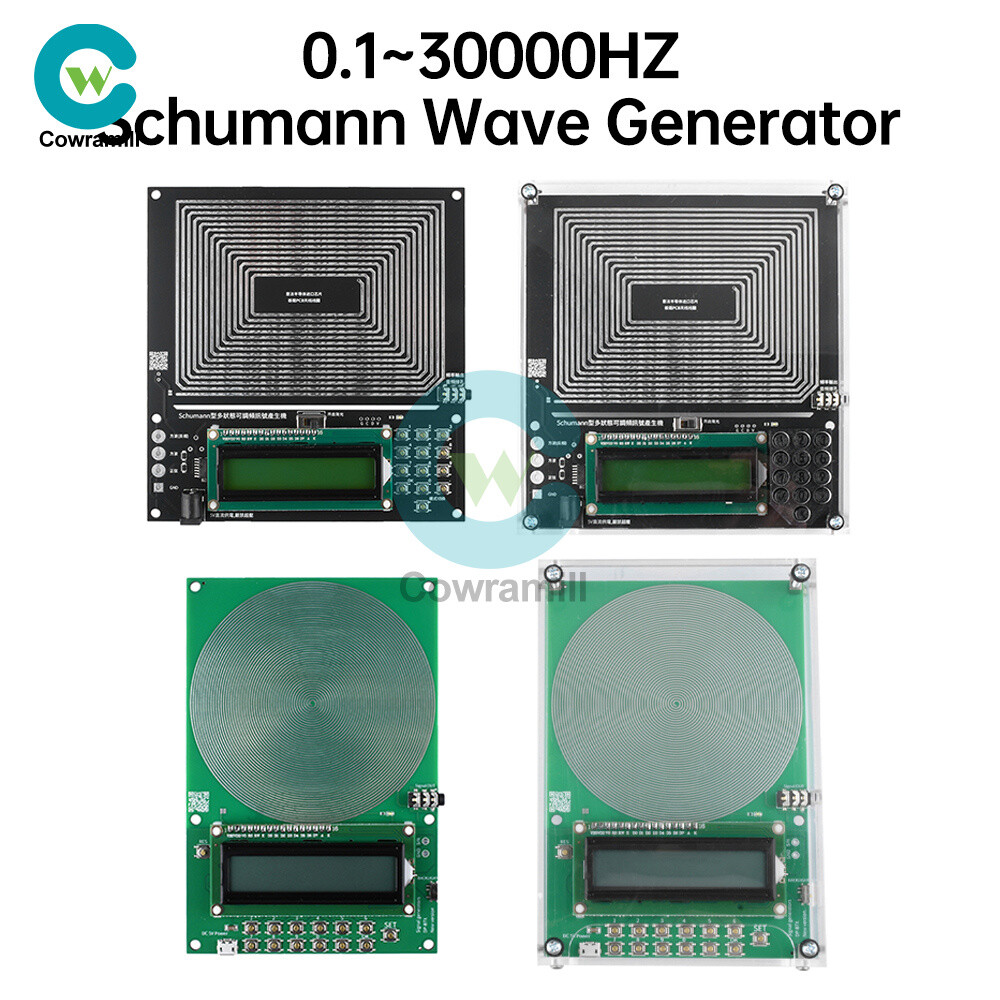 Schumann Wave Generator Adjustable 0.1HZ~30KHZ Sine+Square+Inverted Square Wave