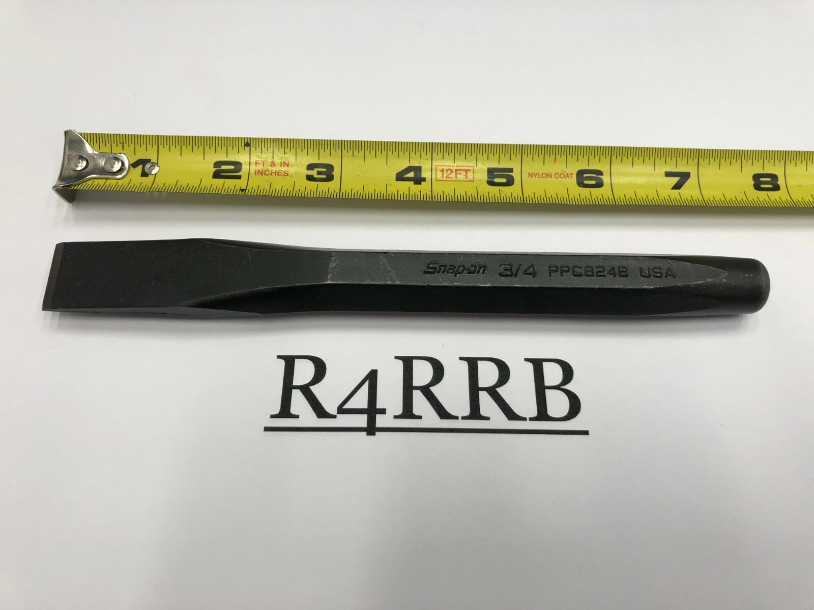 Snap-on Tools USA NEW 7-1/4" Length 3/4" Flat Hand Chisel PPC824B
