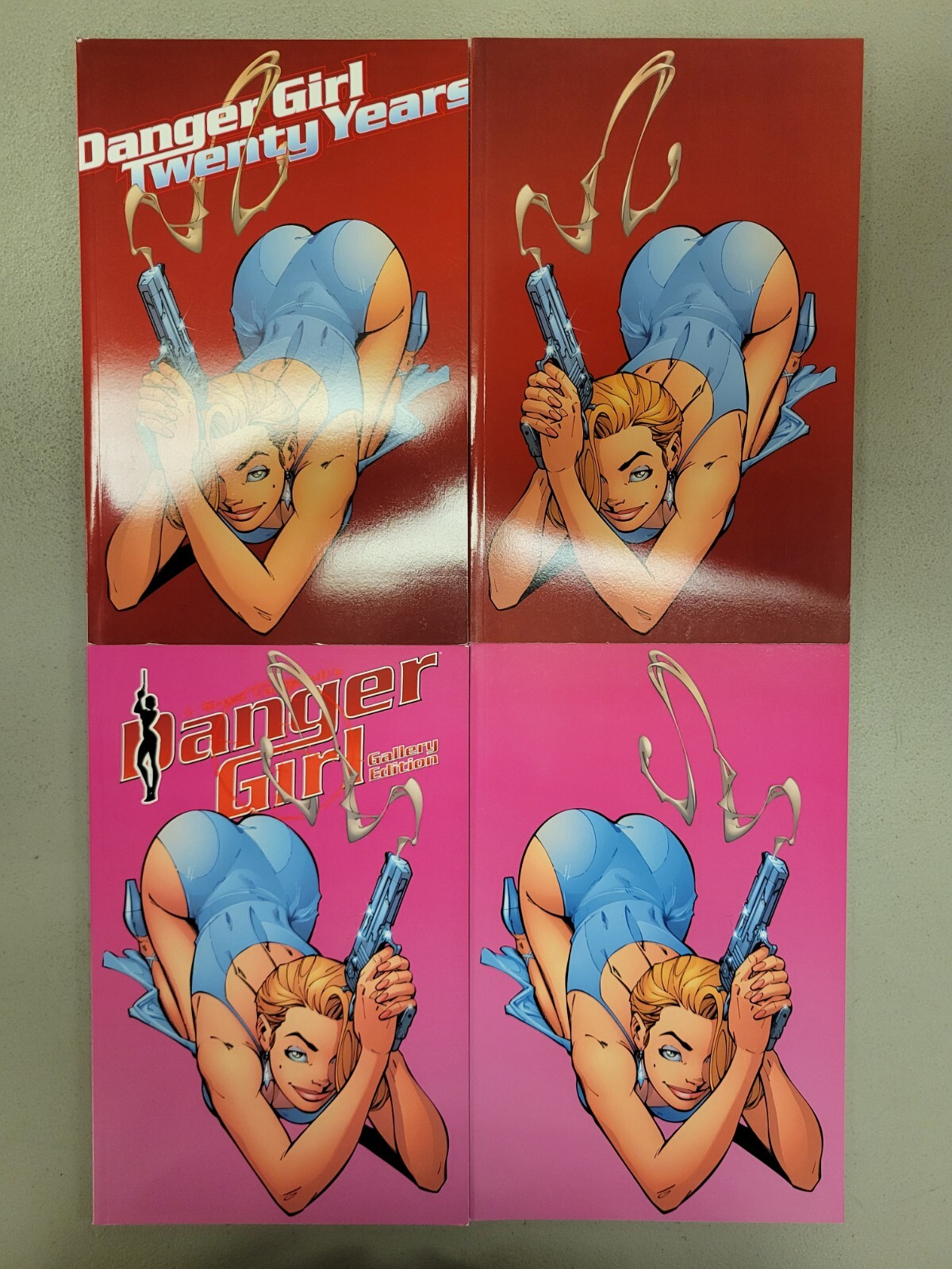 DANGER GIRL GALLERY EDITION &20th ANNIVERSARY JETPACK KRIS EXCL 4 PACK Campbell