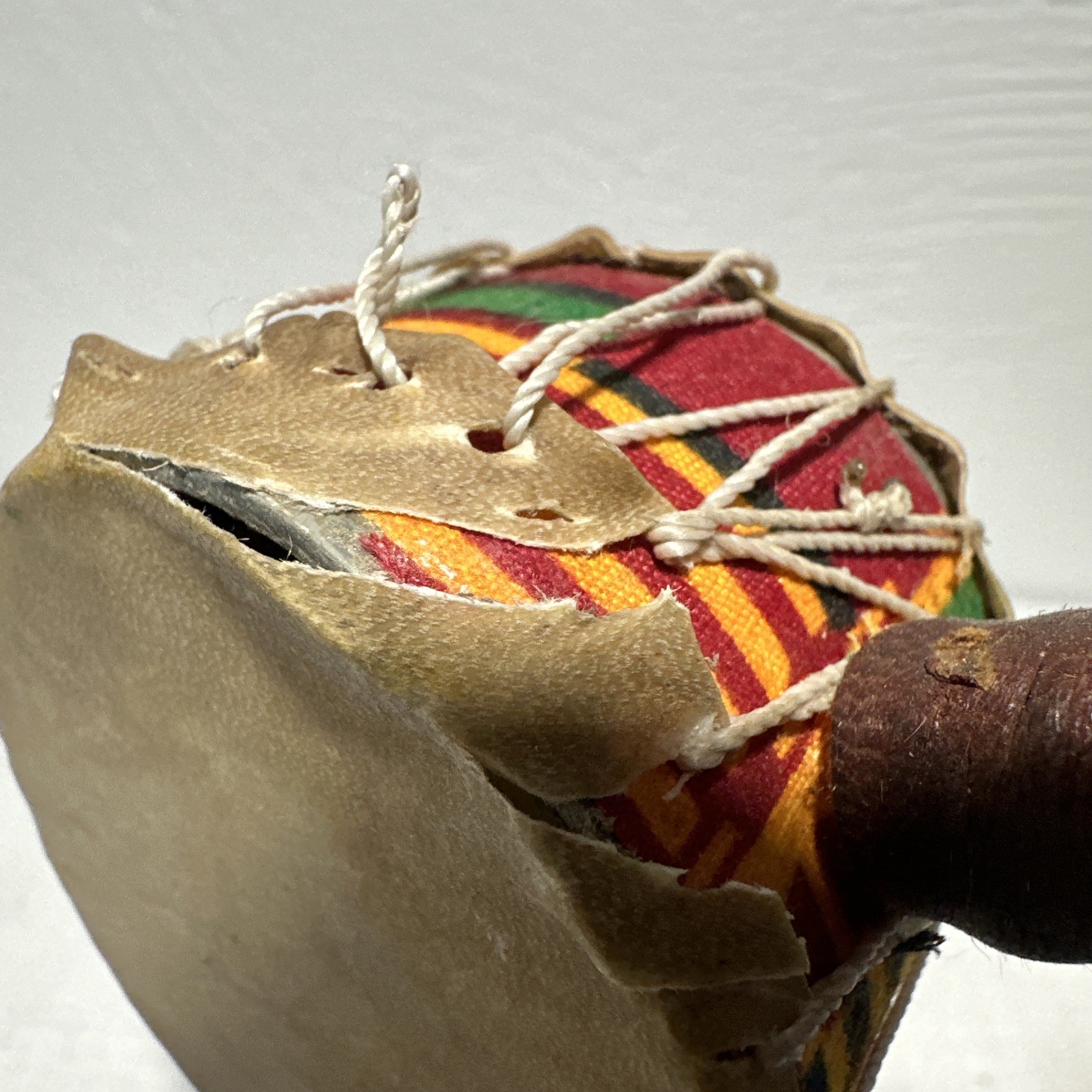 Rattle Drum / Monkey Drum Handmade 8.5"