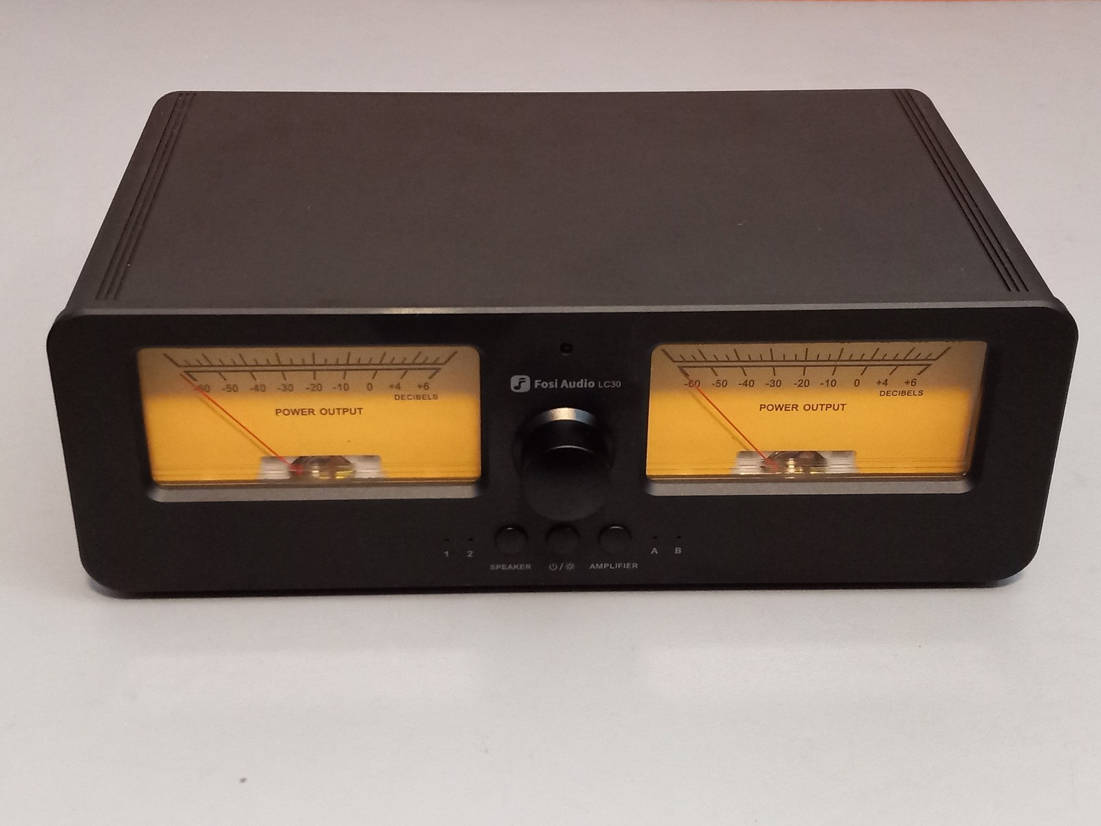 Fosi Audio LC30 VU Meter Amplifier Speaker Selector Switch Box Audio Visualizer