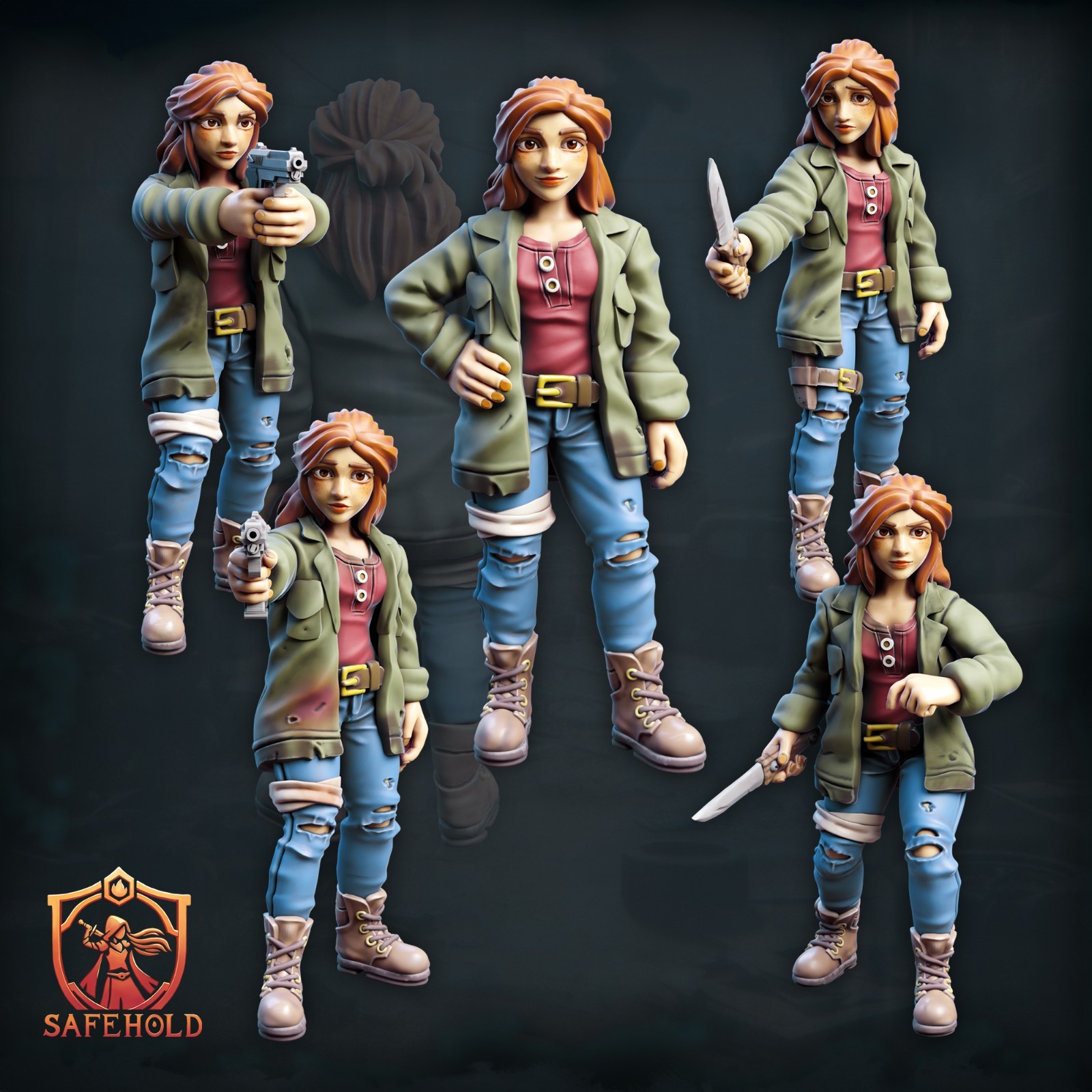 Survivor Alys - Pose 4 | World in Ruins | Safehold | 32mm