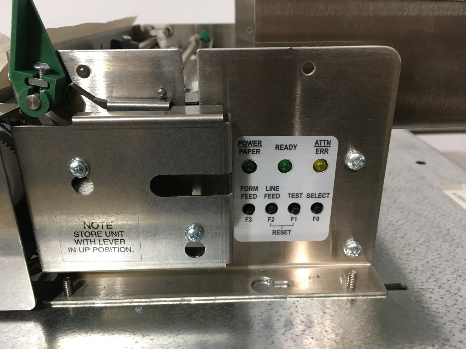 Practical Automation Inc Model ITK-38-LC Part C15-1158-1 Thermal Printer TESTED