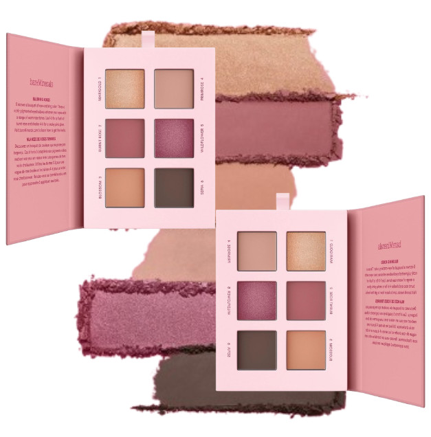 bareMinerals Mineralist Eyeshadow Palette Rosewood Pigmented Vegan 2 Pack