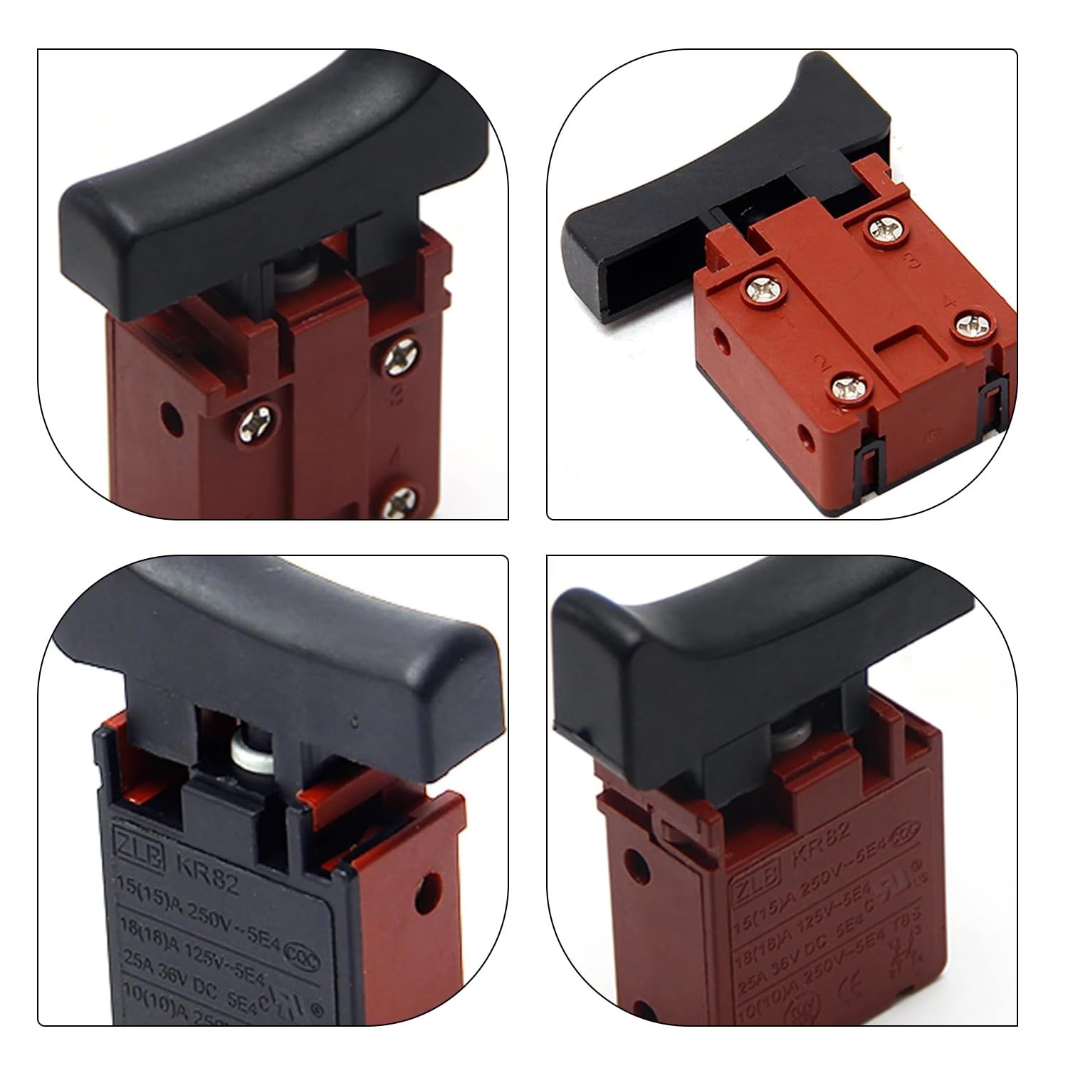 Fielect Trigger Switch for Leiya 26/35 Electric Drill Hammer Tool Power