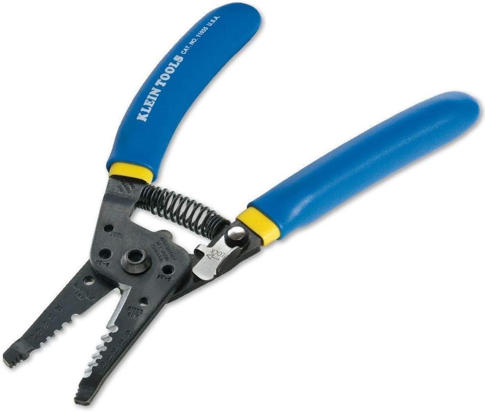 Klein Tools Wire Cutter & Stripper 10-18 AWG Solid 12-20 AWG Stranded USA