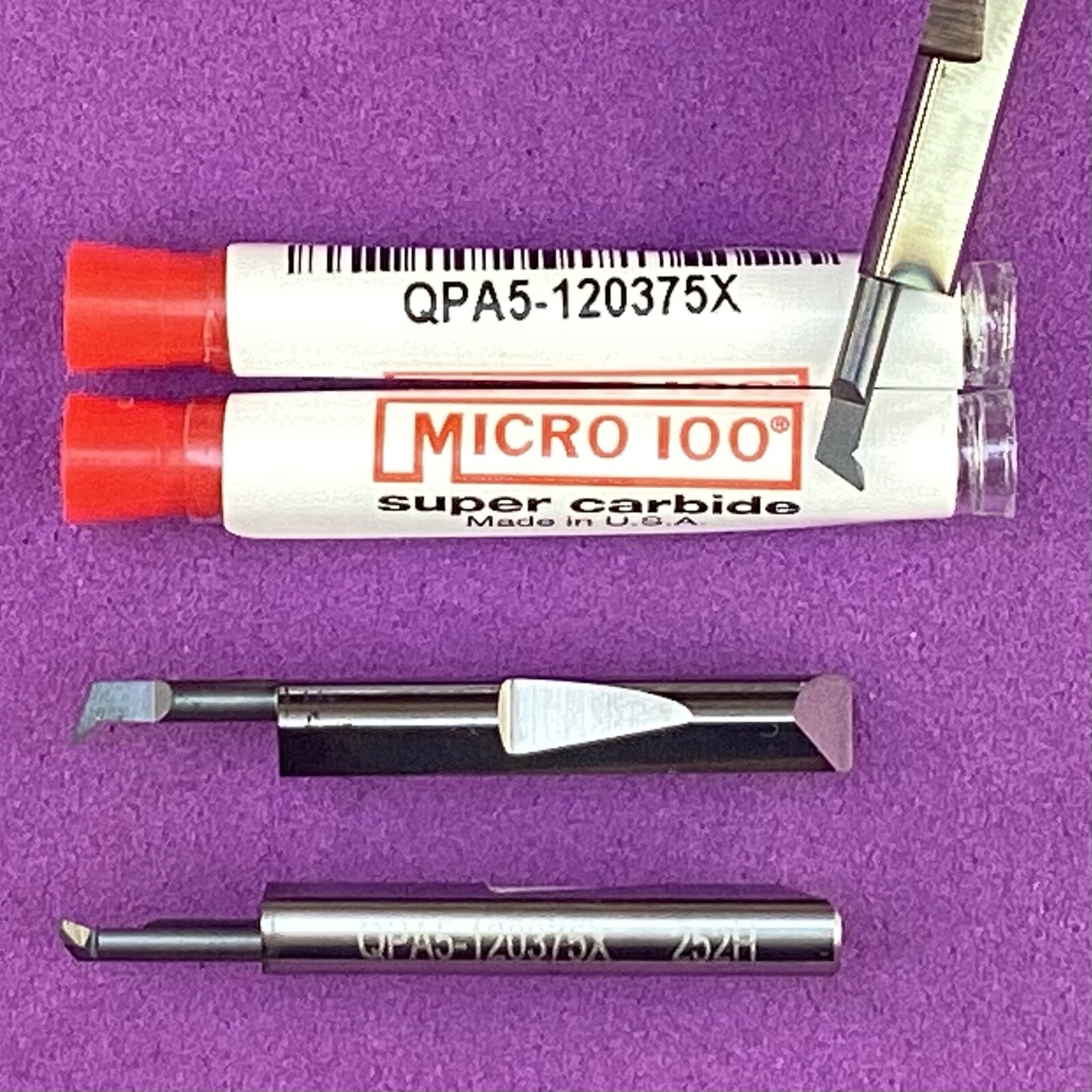 MICRO 100  QPA5-120375X Carbide Quick Change Angled Profiling Tool🎯Machinist
