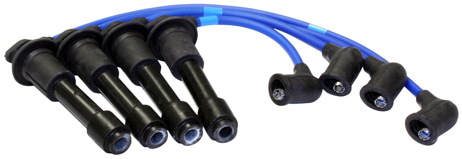 NGK 9160 Blue Silicone Spark Plug Wire Set For Mazda Miata 1.6 L4 1990-1993