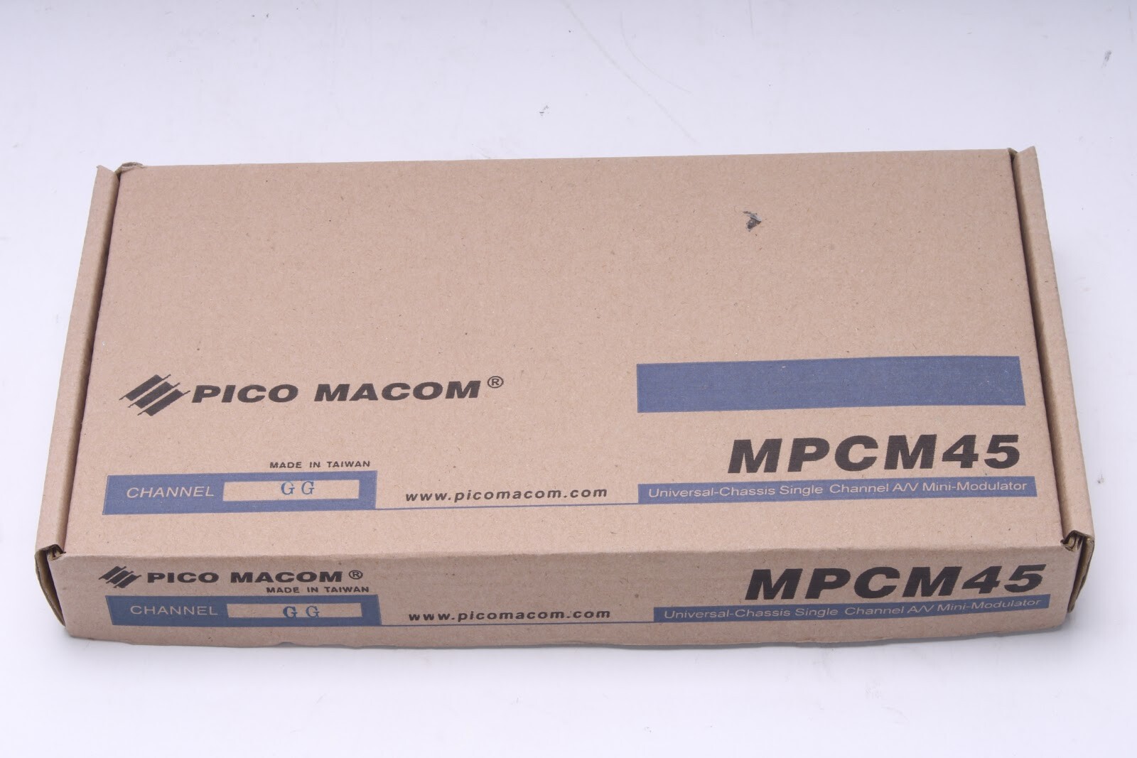 Pico Macom MPCM45-GG Universal Chassis Single A/V Mini-Modulator Channel GG NEW