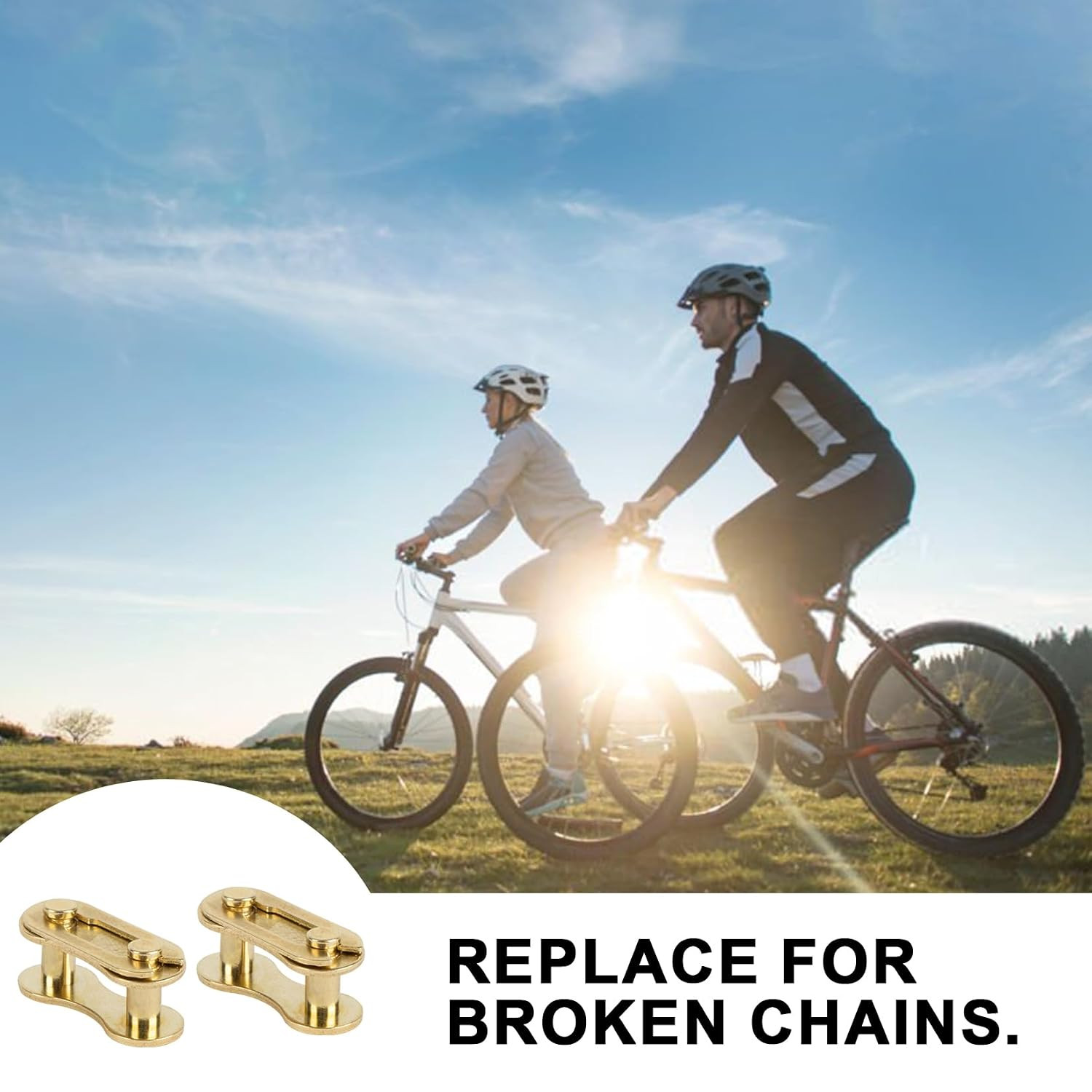 Bike Chain Master Link - Single Speed Bicycle Chain Link Missing Link Connector