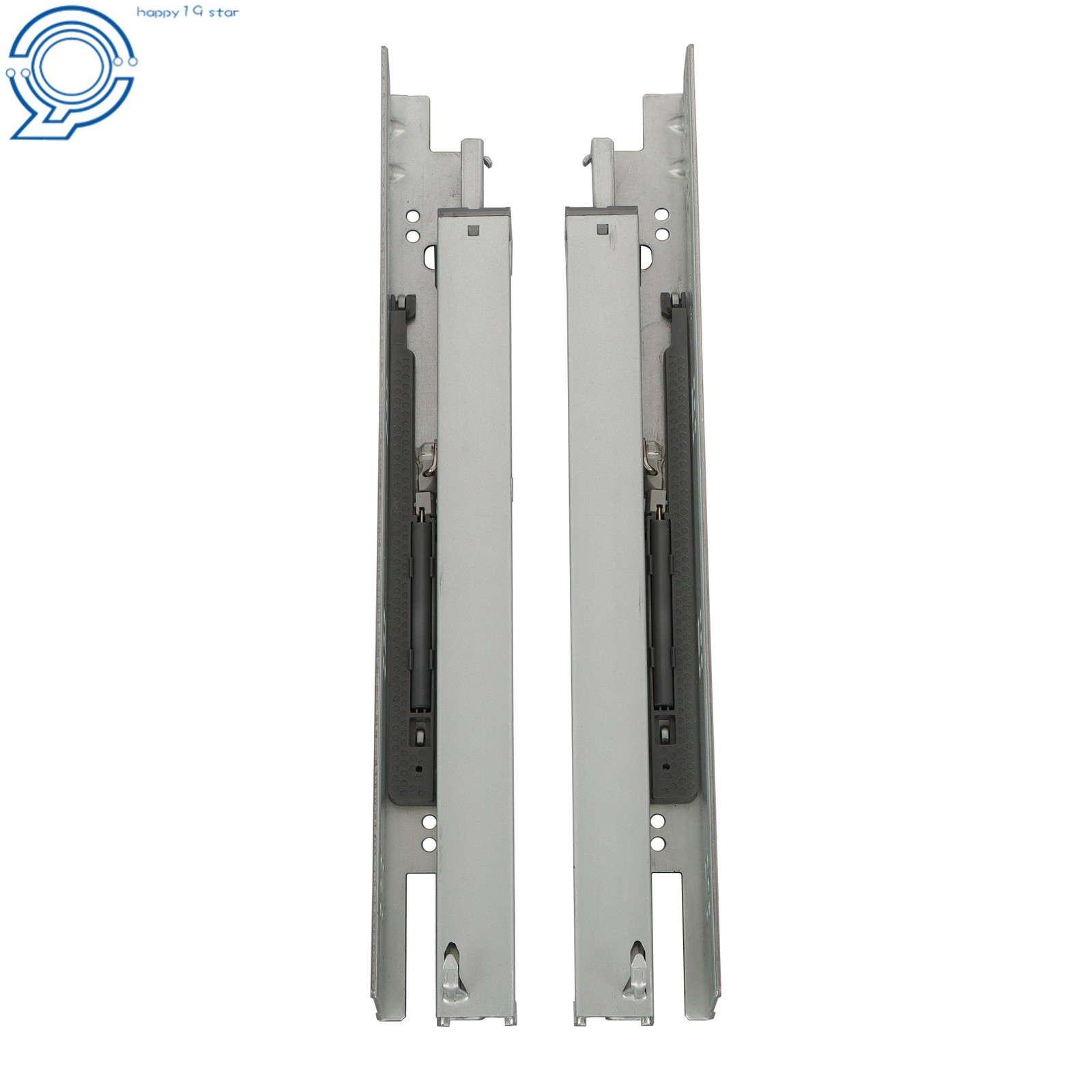 15" Undermount Drawer Slides w/ Soft Close & Full Extension, 100LB,3D Adjustable