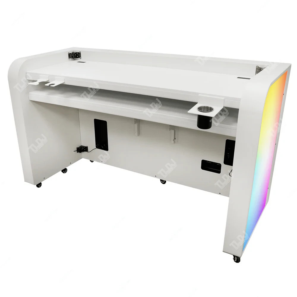 Prism65 DJ Booth Foldable Facade with 65" LED TV