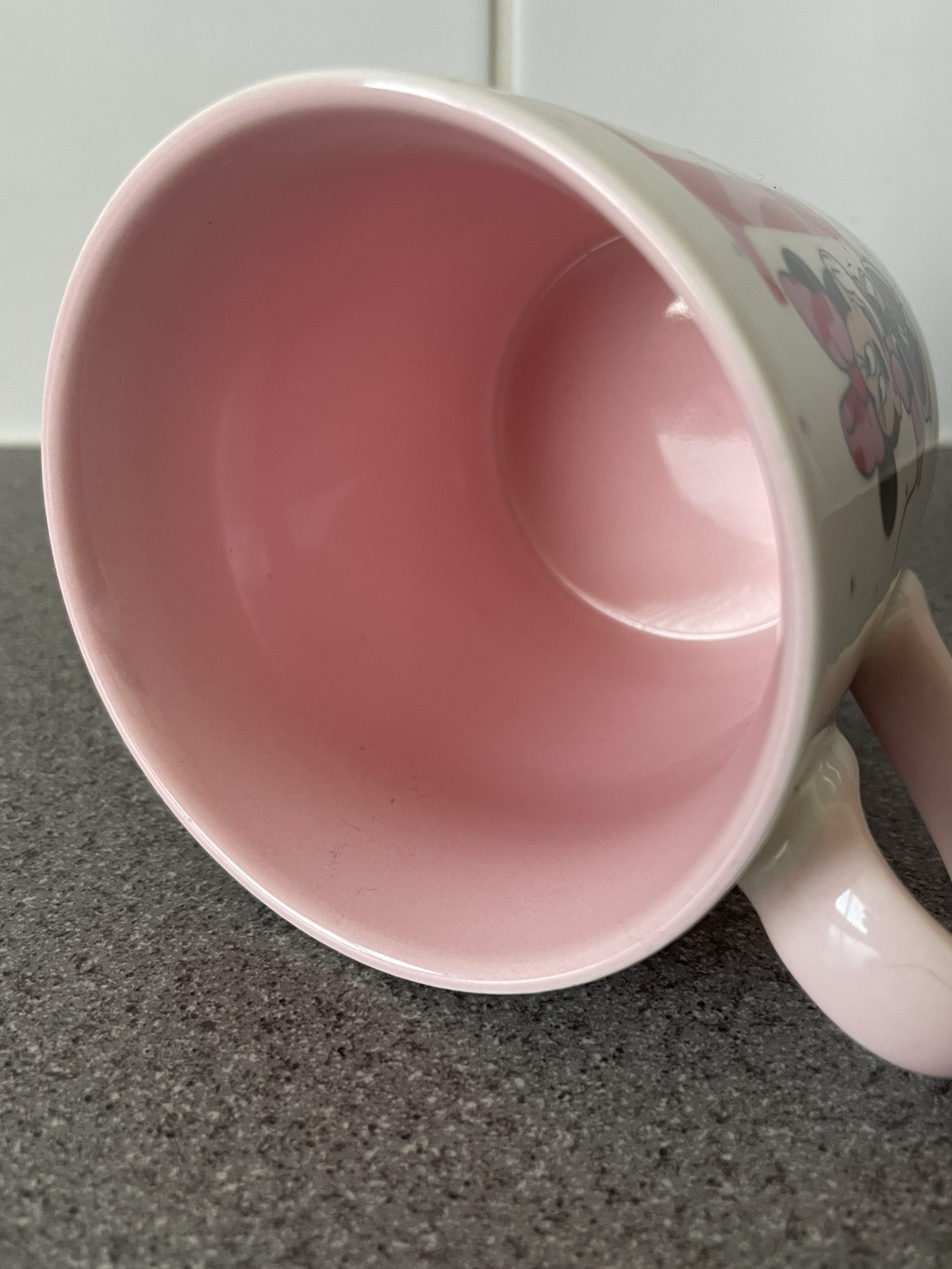 Disney Minnie Mouse Cup Mug Initial Letter " R " TJ Morris