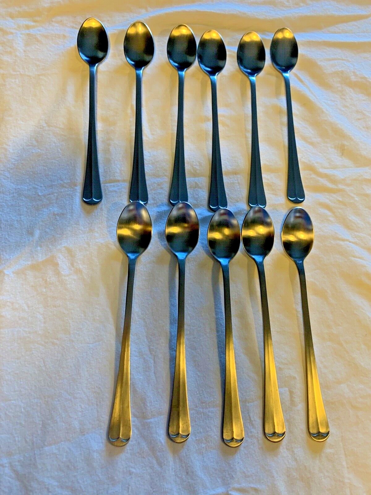 Primeware Stainless Korea LIBERTY - 11  - Iced Tea Spoons  VGUC
