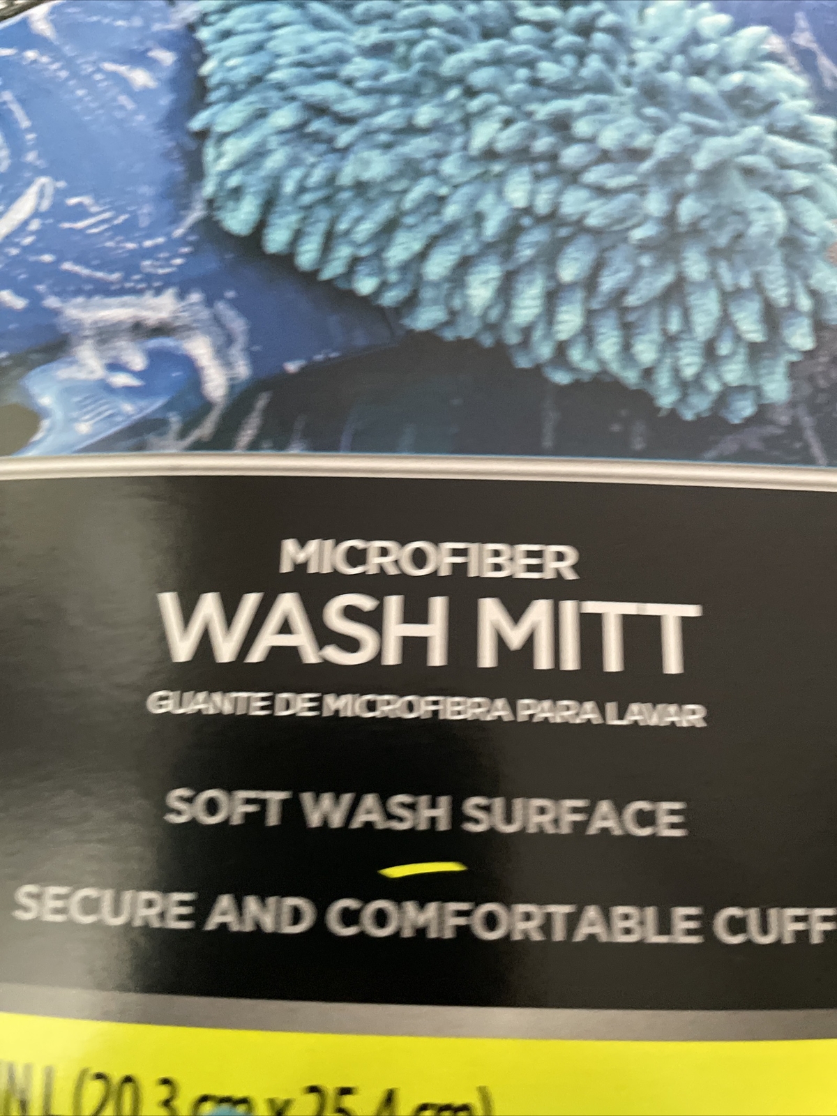 4 X Auto Drive Microfiber Wash Mitt Soft Wash Surface Comfortable Cuff