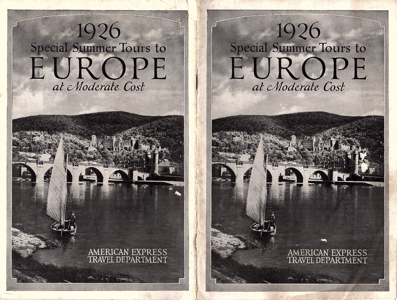 American Express Travel Summer Tours to Europe 1926 Booklet Itineraries Rates