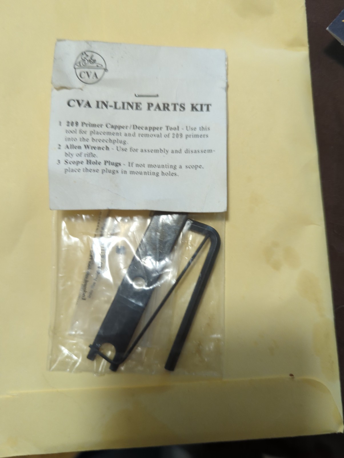 VTG NIP CVA BREAK ACTION LINK-IN PARTS KIT 209 CAPPER TOOL