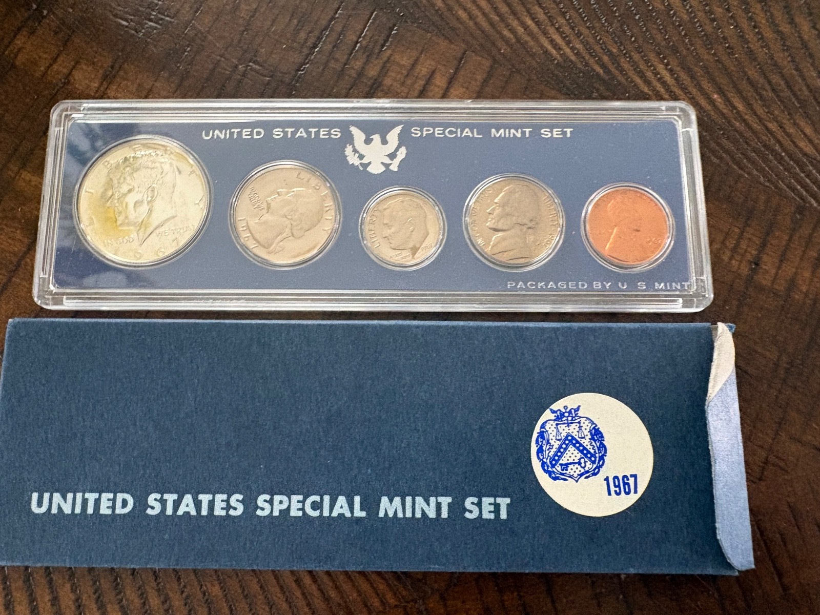 United States Mint Special Set  1967 Silver Coin set