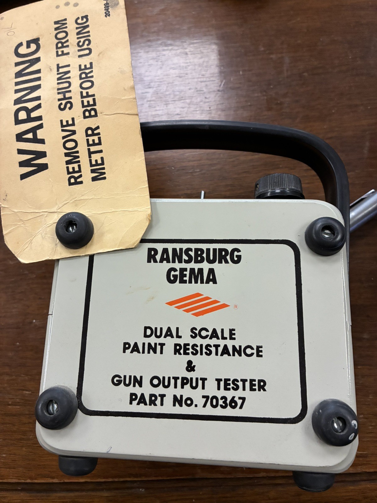Randsburg GemaDual Scale Paint Resistance Gun Output Tester