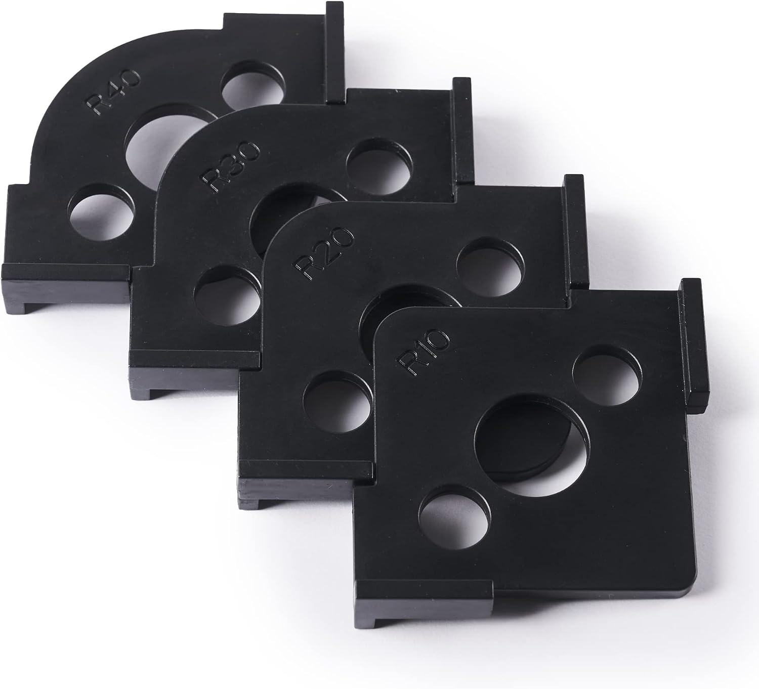 Pack of 4 Radius Jig Router Templates Corner Radius Routing Templates,Routing Ro