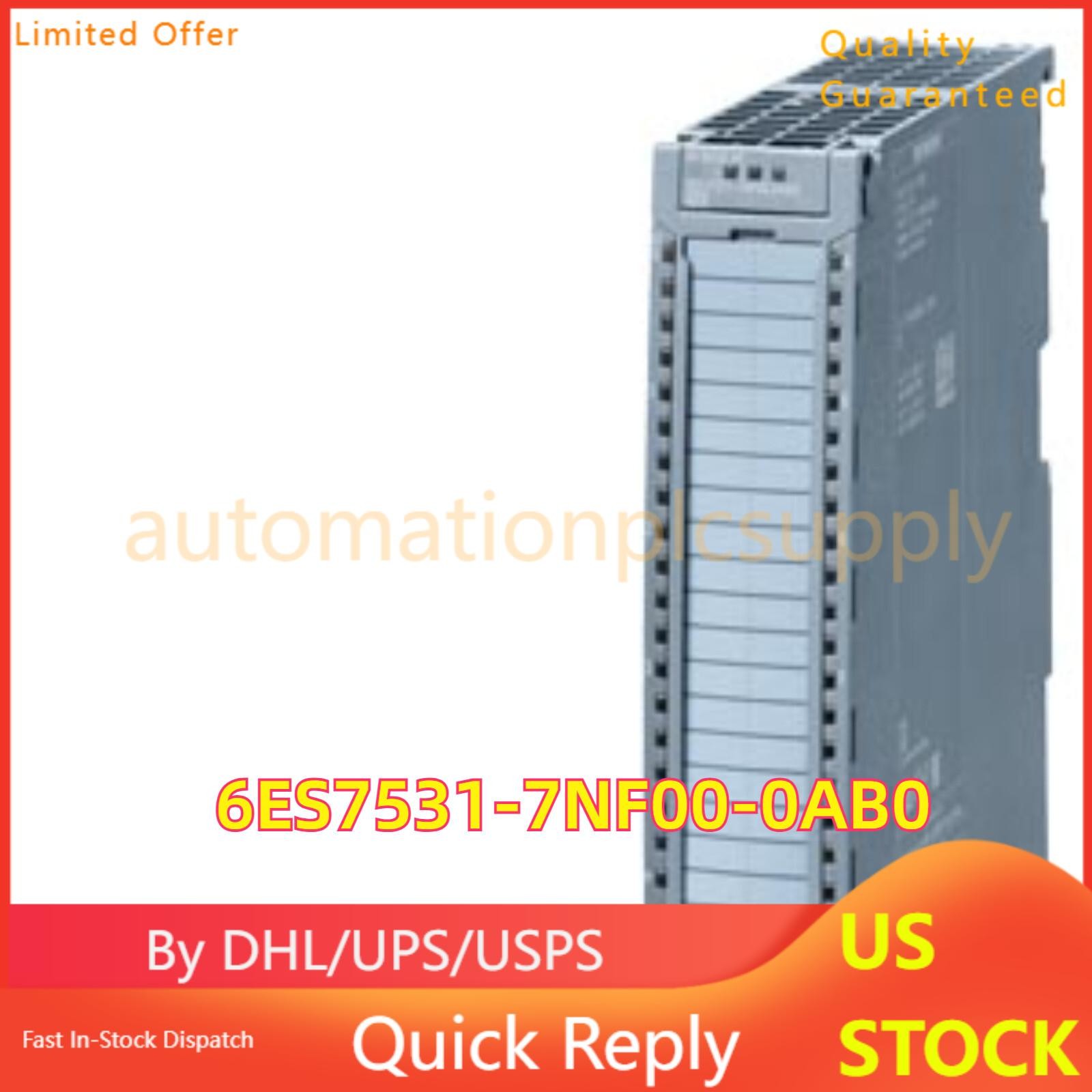 New Siemens 6ES7 531-7NF00-0AB0 S7-1500 analog input module 6ES7531-7NF00-0AB0