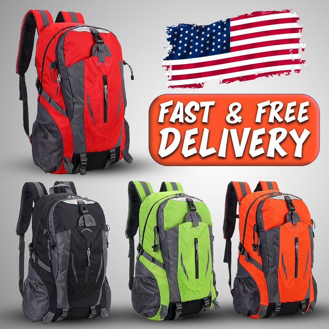 Premium 40L Men/Women Travel Backpack Rucksack Camping Laptop Hiking School Bag