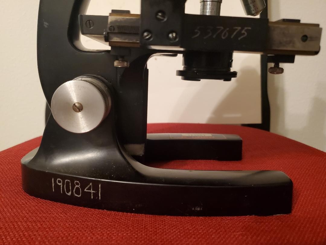Vintage Bausch And Lomb Microscope B&L. Missing Parts