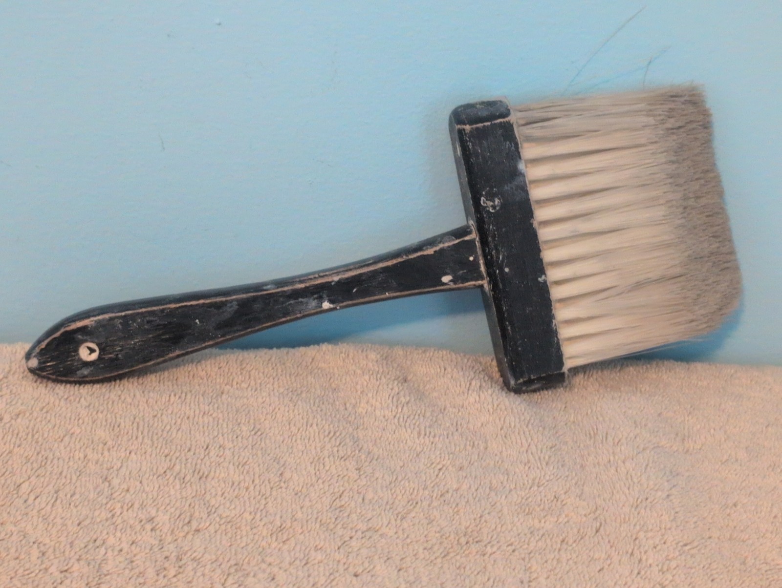 Set of Three Vintage Block Wood paint brushes.