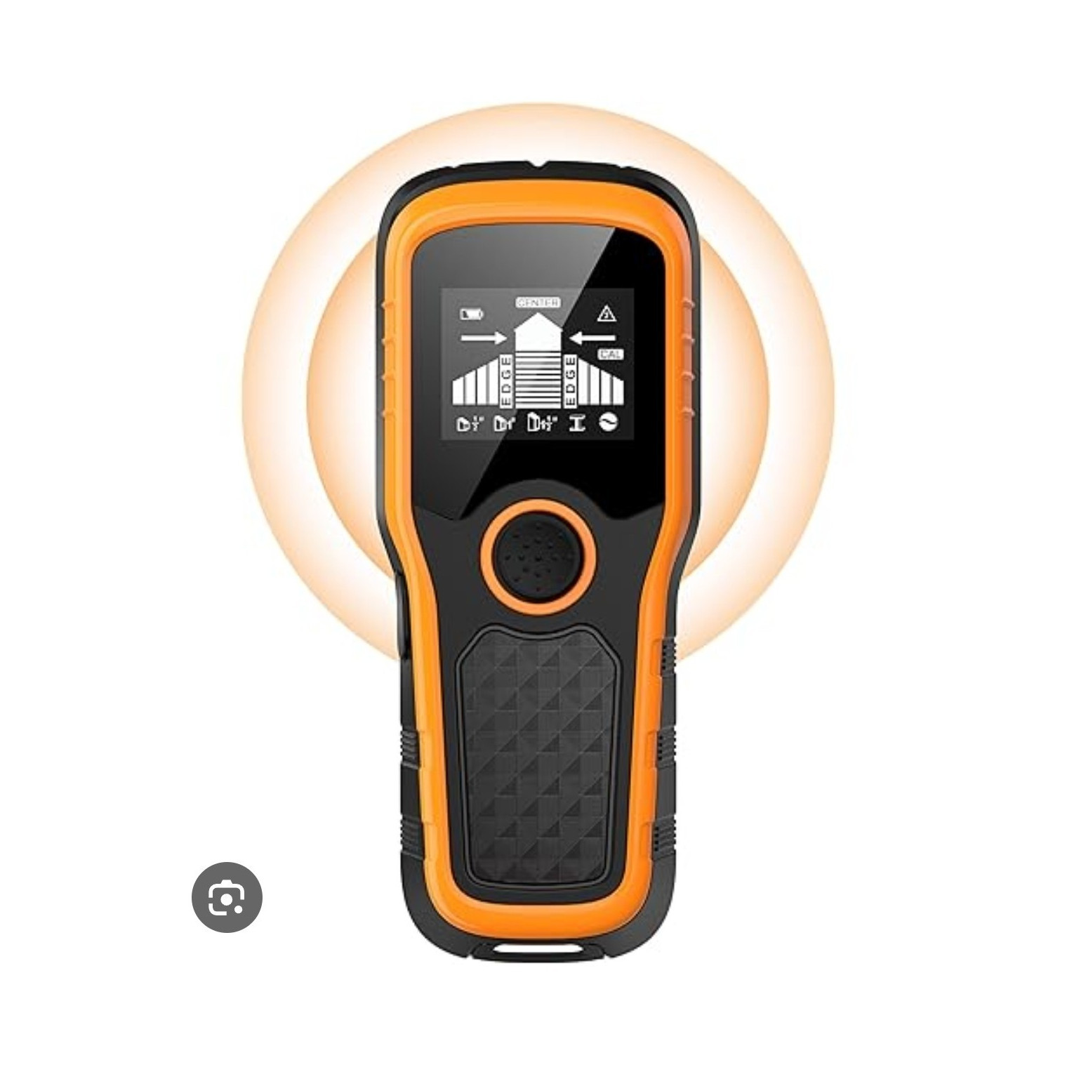 TH710 Stud Finder Auto Calibration Multi-function LCD Display Black Orange