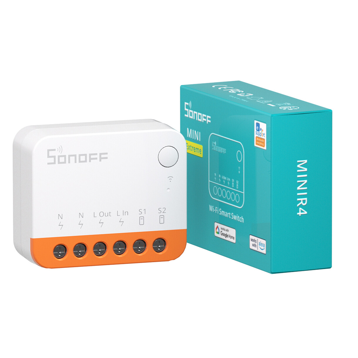 SONOFF MINI WiFi Smart Lights Switch MINIR4 DIY Relay Module APP Two Way Control