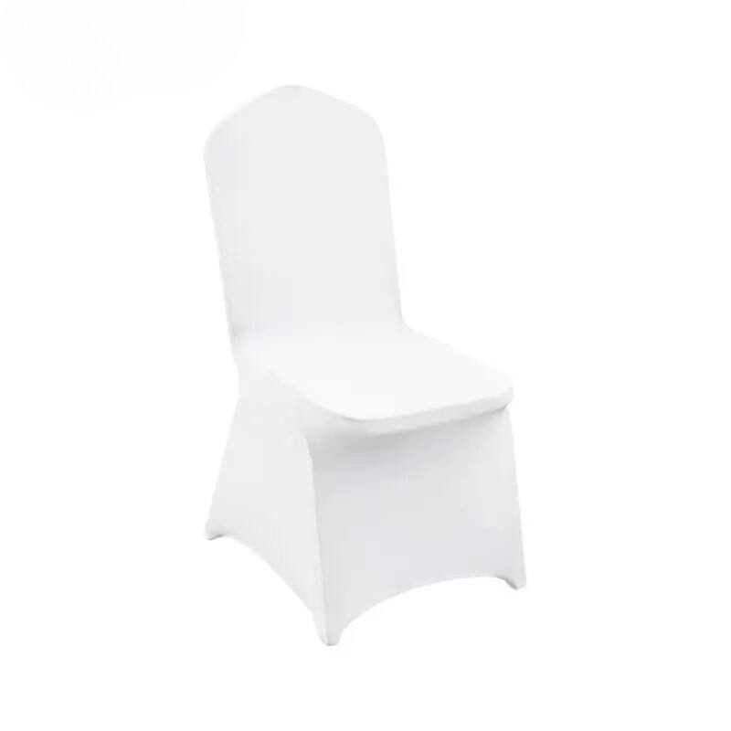 12/30pcs Spandex Wedding Chair Seat Cover Washable Protective Slipcovers For