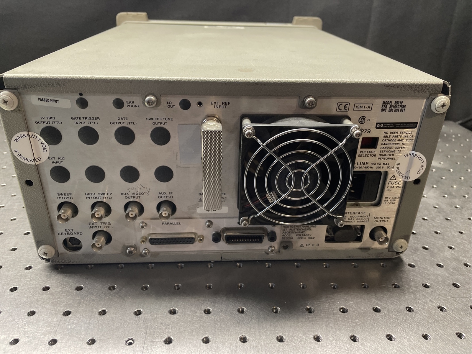 HP 8591E Keysight Spectrum Analyzer OPT 001 004 041