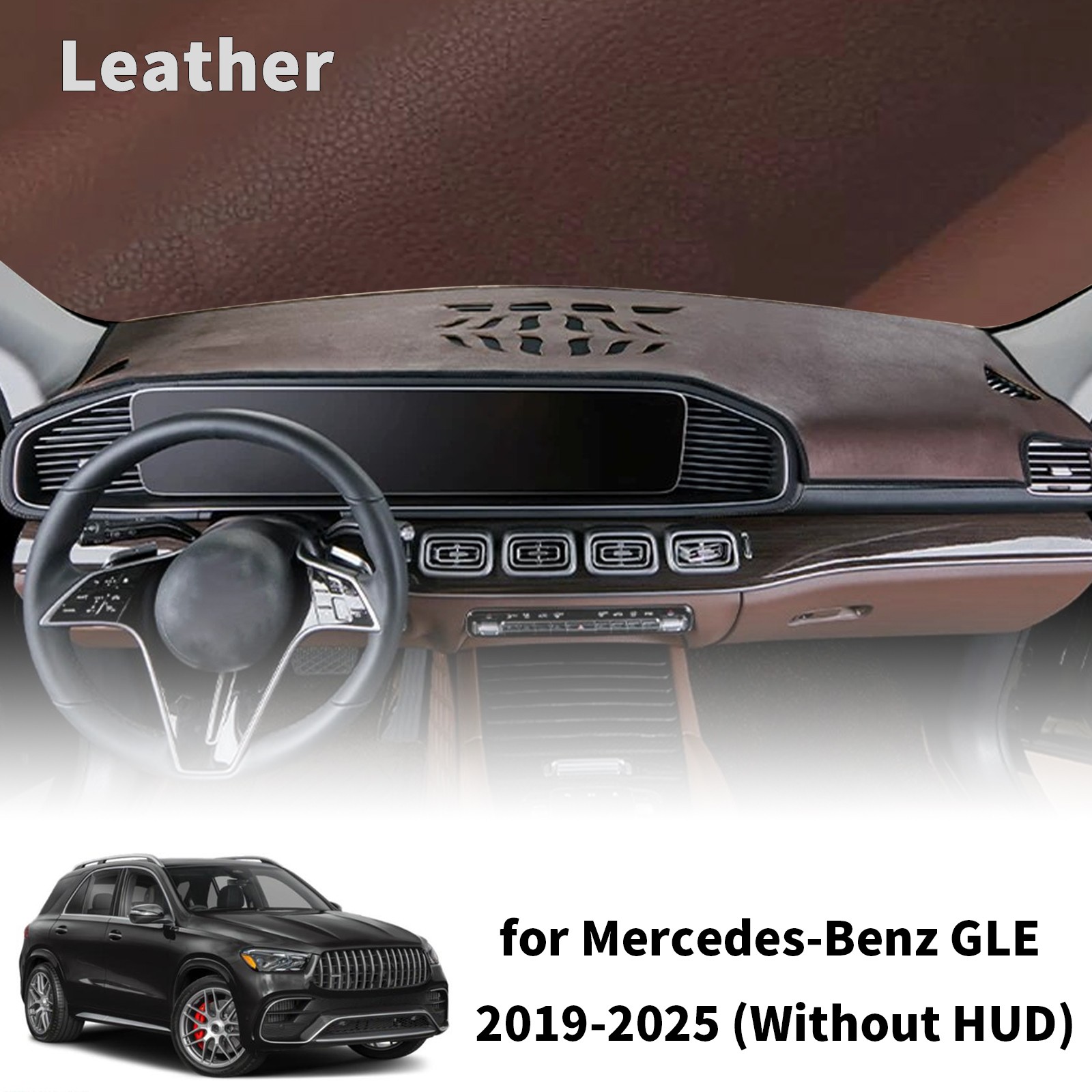 for Mercedes-Benz GLE W167 C167 350 450 2019~2025 LHD Dashboard Pad dashmat