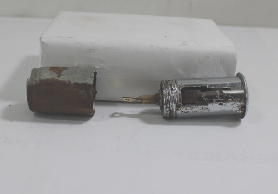 1955 DODGE CORONET CIGARETTE CHROME LIGHTER ASSEMBLY KNOB & BEZEL