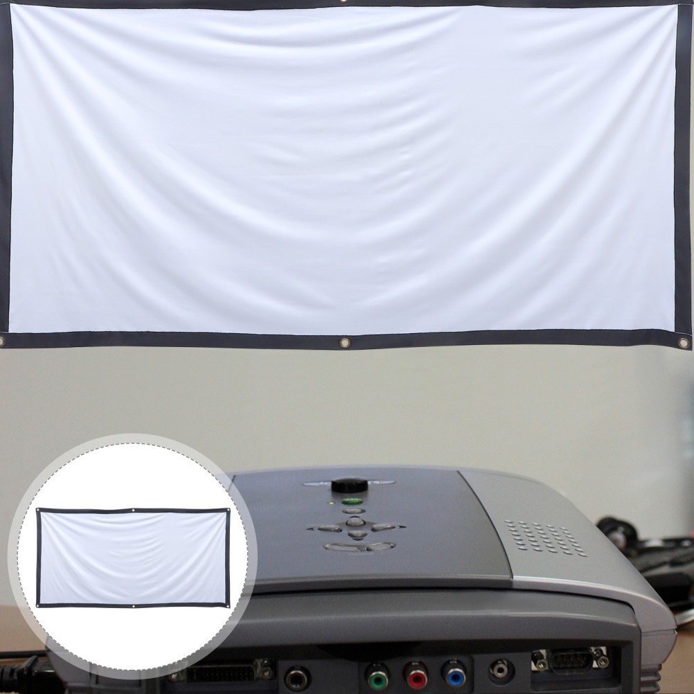 Tabletop Projector Screen with Stand Home Projection Portable Folding