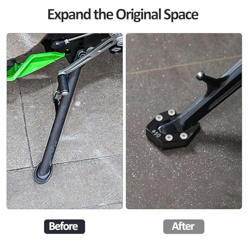 For HIMALAYAN 450 Himlayan 450 2024 2025 Kickstand Base Plate Motorcycle BLACK