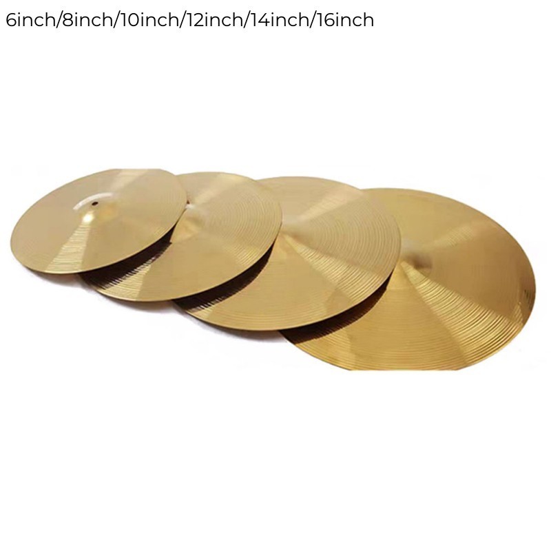 6 8 10 12 14 16 Inch Drum Brass Cymbals Percussion for SPLASH Crash Hi-Hat