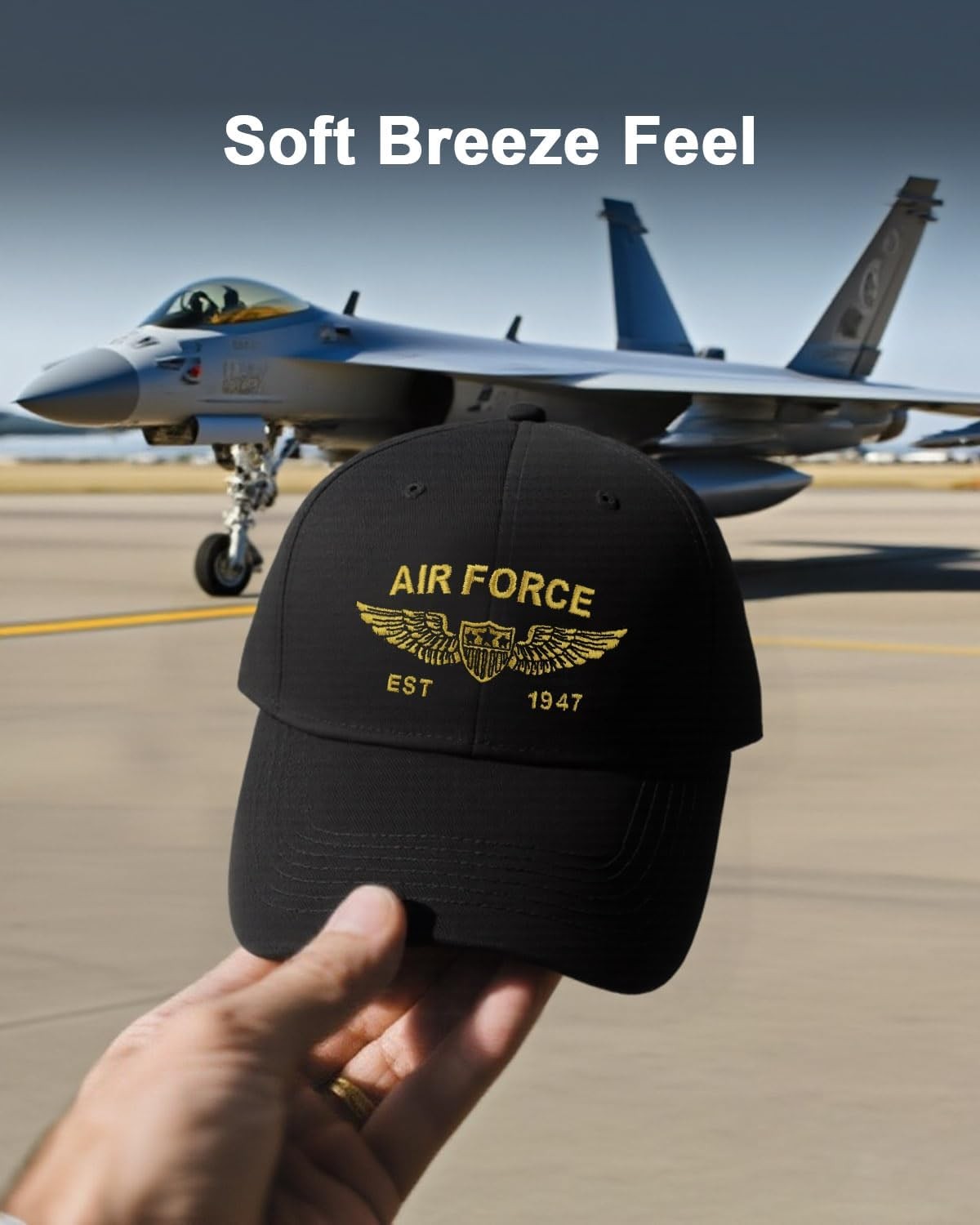 Air Force Hat for Men US Army Veterns Medium-Large, Insignia