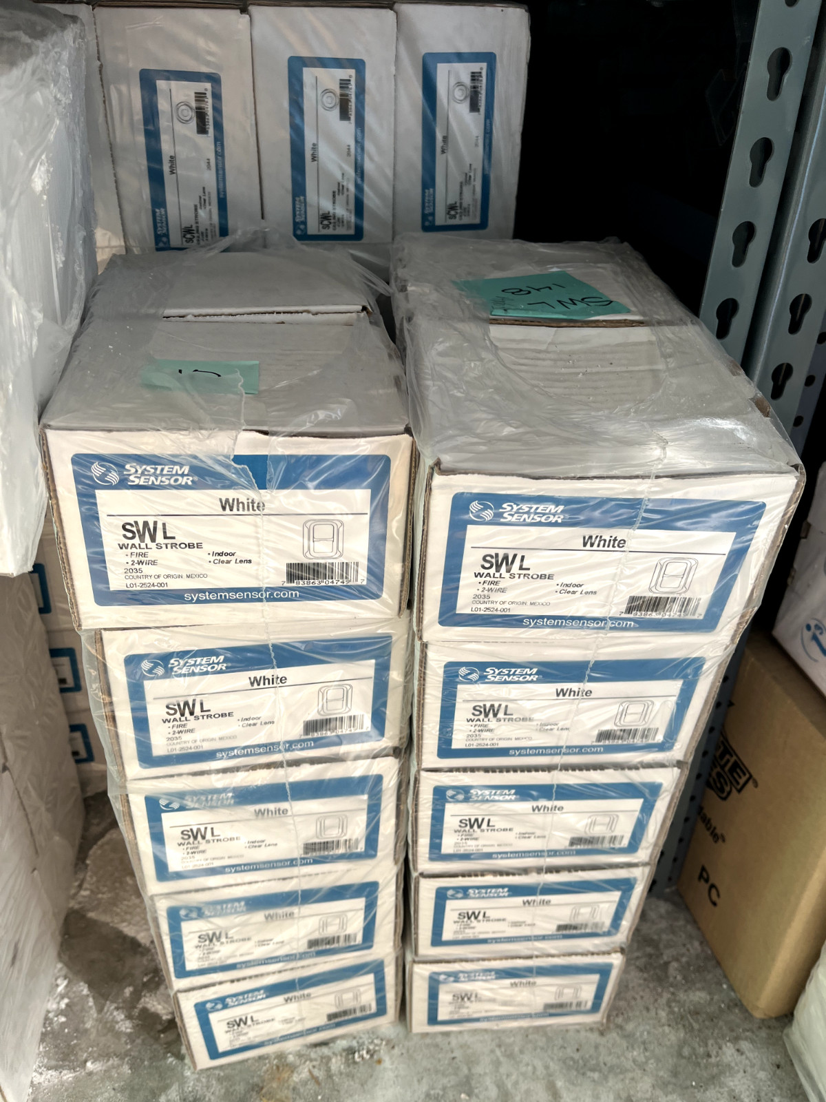System Sensor SWL Wired Wall Strobe, white; Brand NEW