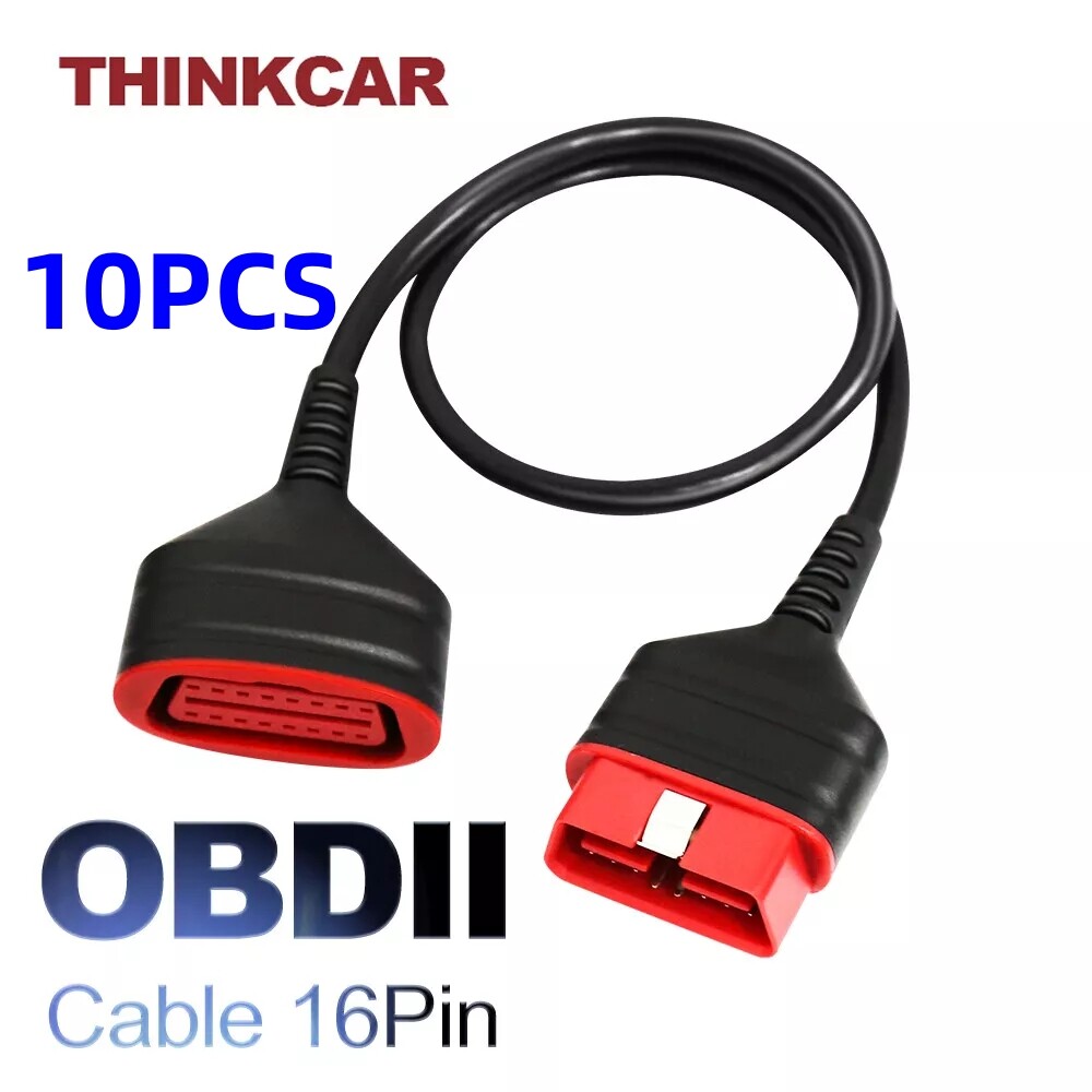 10PCS Thinkcar 16 Pin OBD2 Extension Cable Adaptor
