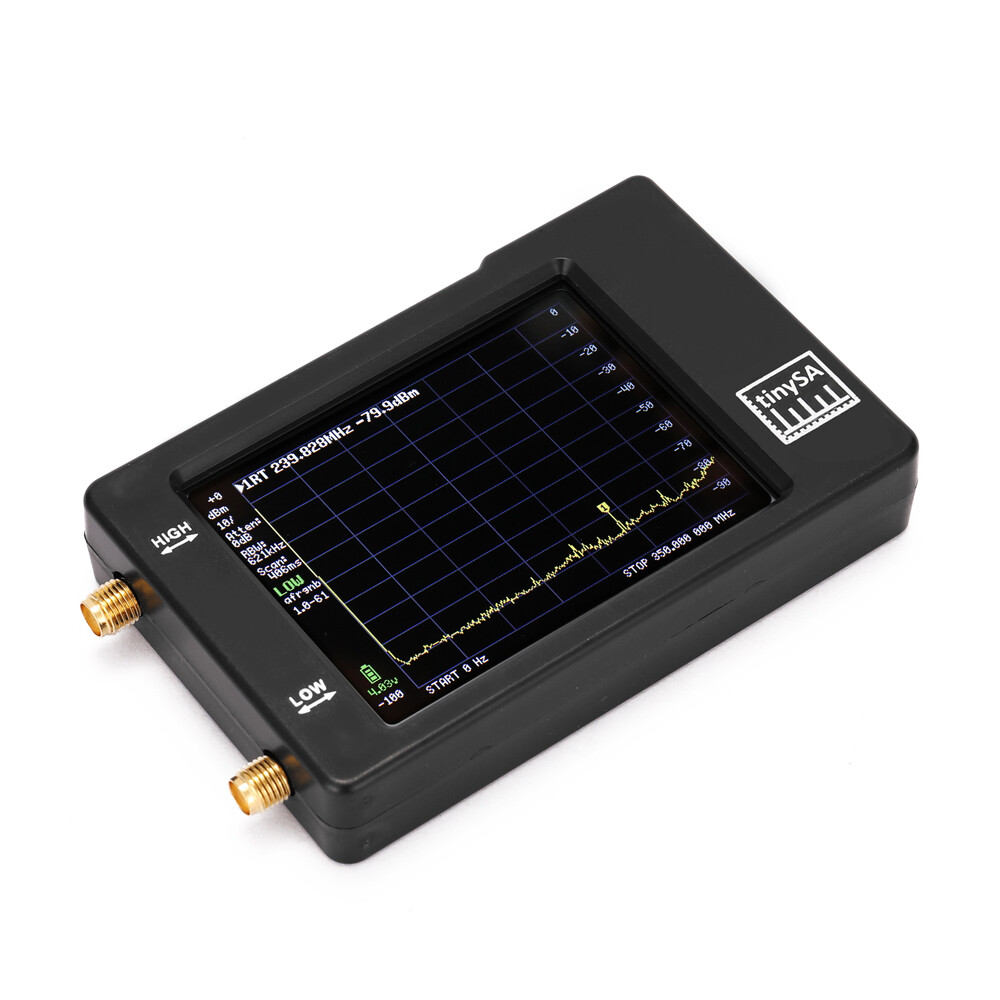 TinySA Handheld Tiny Spectrum Analyzer 2.8 Inch Touch Screen 100KHz to 960MHz