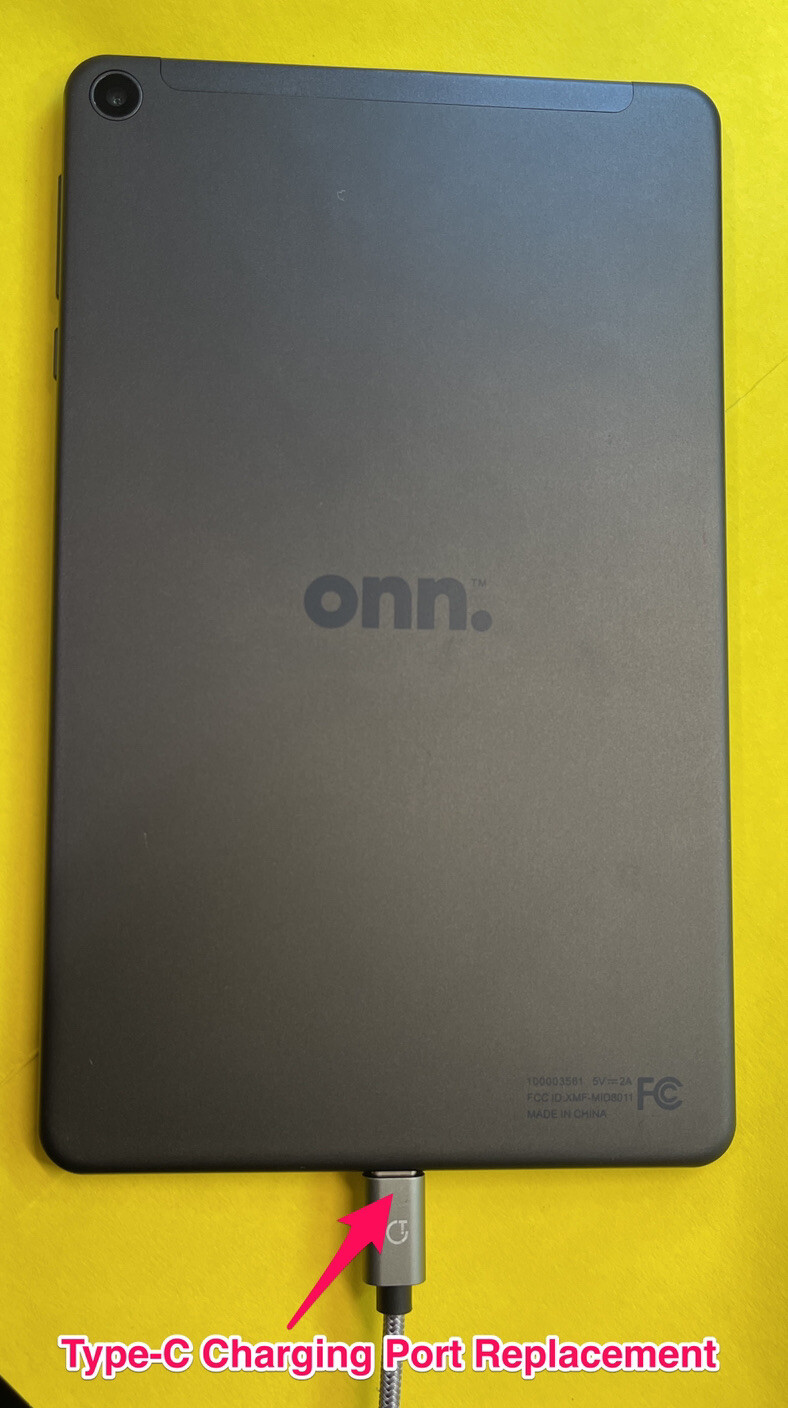 REPAIR SERVICE for ONN Tablet 100003562 Type C Charging Port Replacement