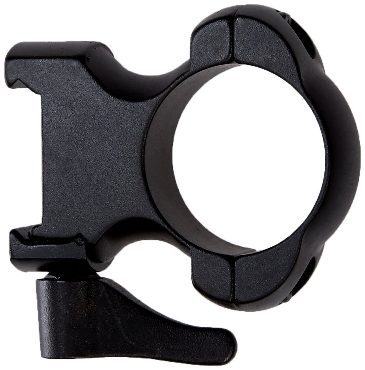 Weaver Grand Slam Lever Lok Top 1-Inch Extra High Mount Rings Black