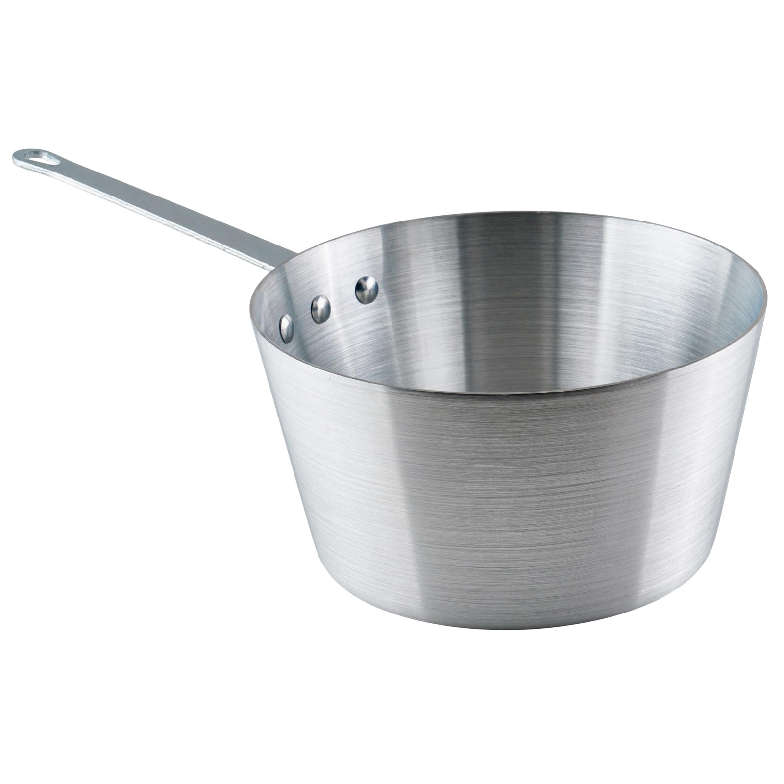 Winco Heavy-Duty Aluminum Tapered Sauce Pan, 3mm, 5 Quart 5 Quarts,