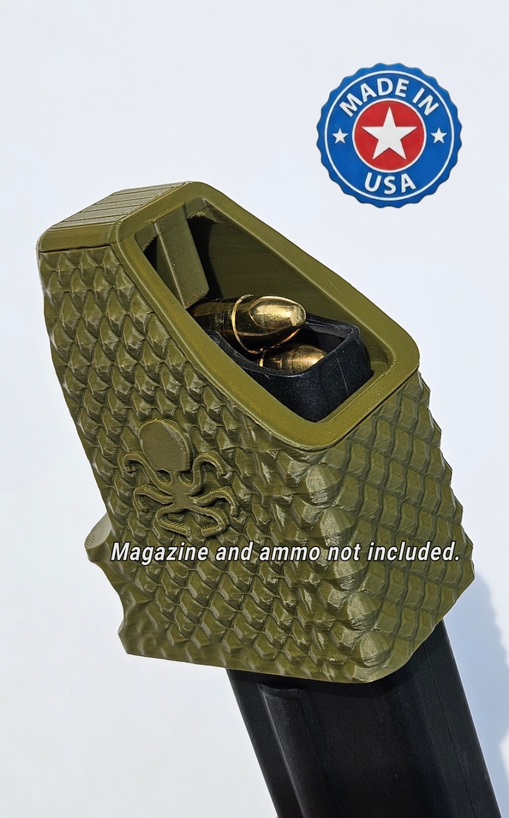 Masterpiece Arms, MPA Defender 30T 9mm Mag Loader / Green