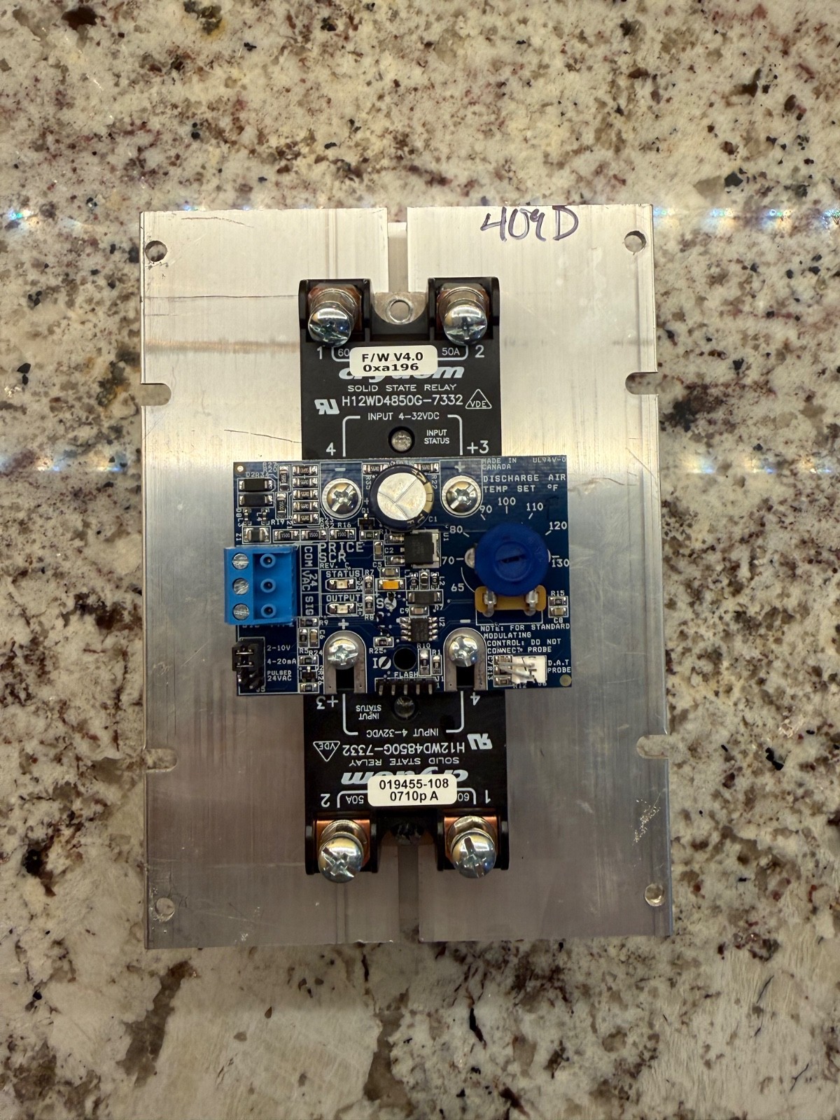 Price Industries SCR Controller 019455-108 25A 3PH Solid State Relay GUARANTEED