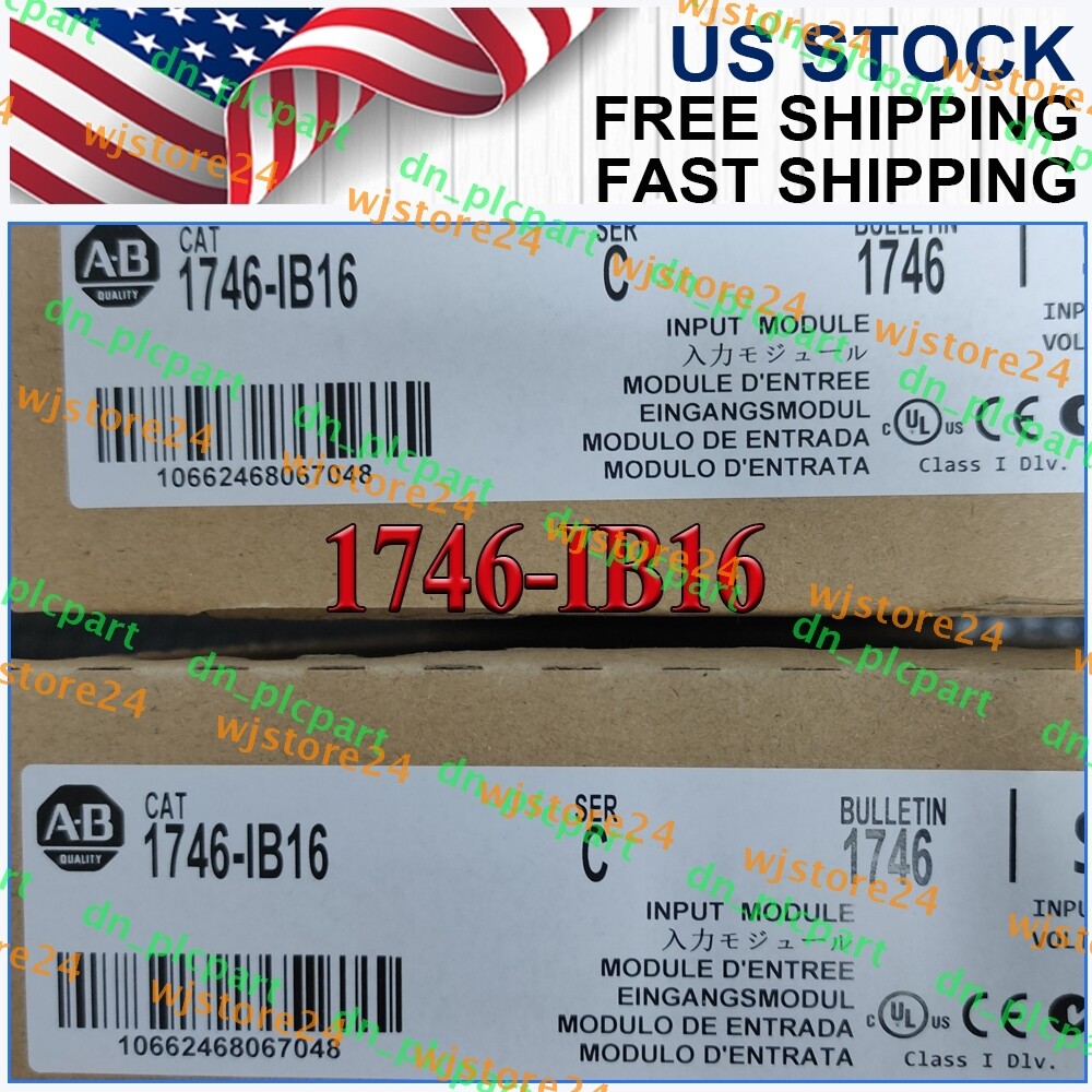 1746-IB16 AB SER C SLC 500 Digital Input Module New Sealed Same-Day Delivery US