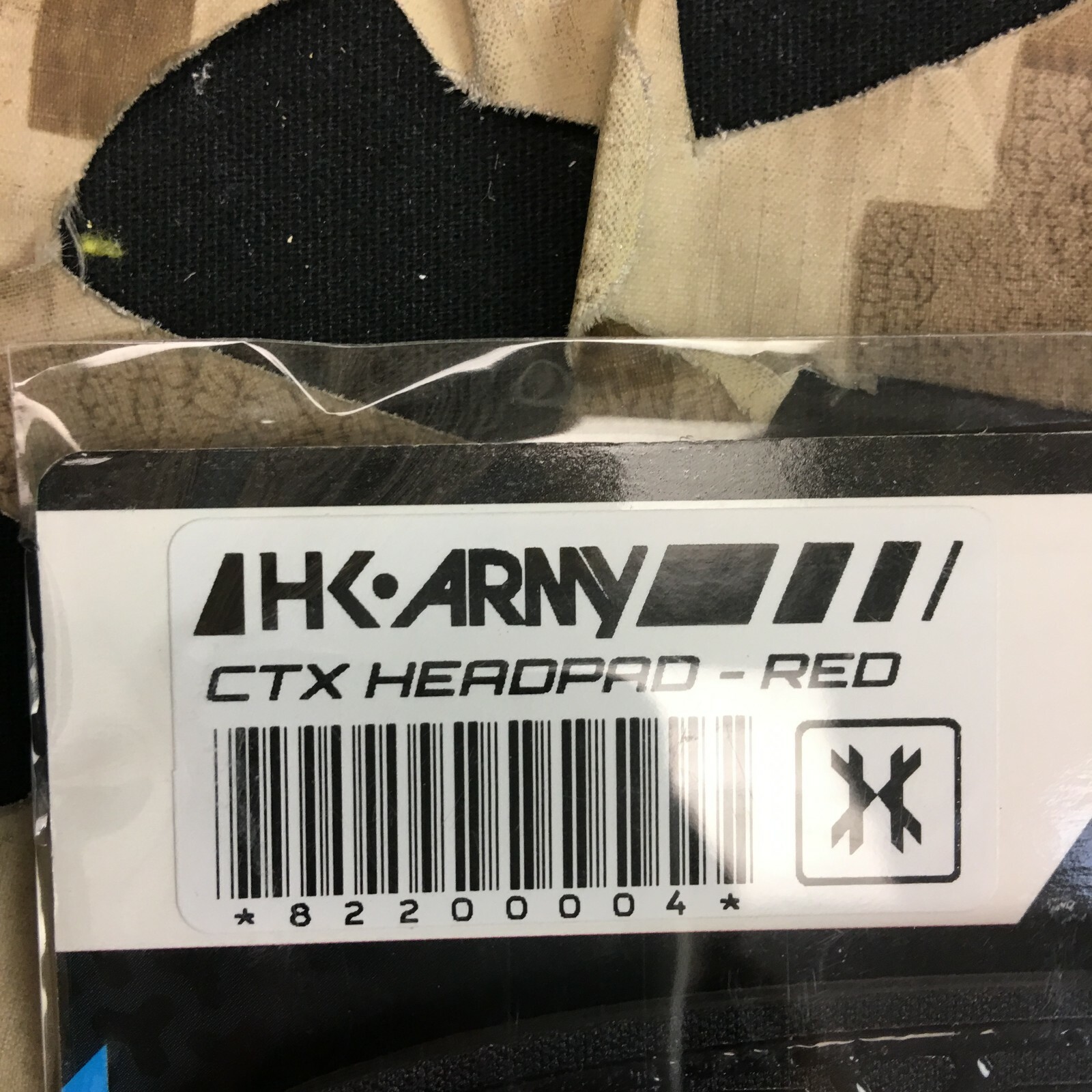 New HK Army Universal CTX Goggle Strap Pad - Red/Black