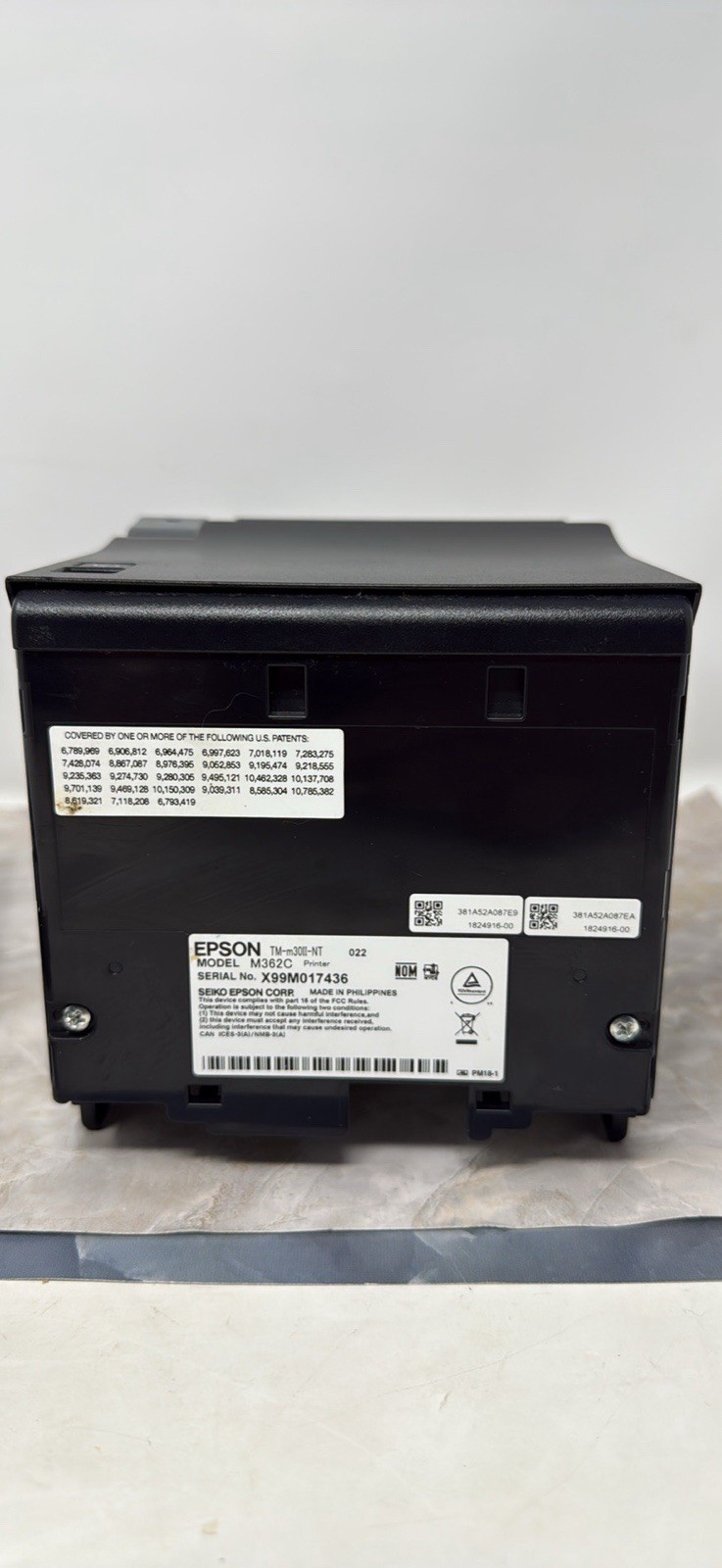 Epson TM-M30ii-NT M362C Powers On Issue Please Read